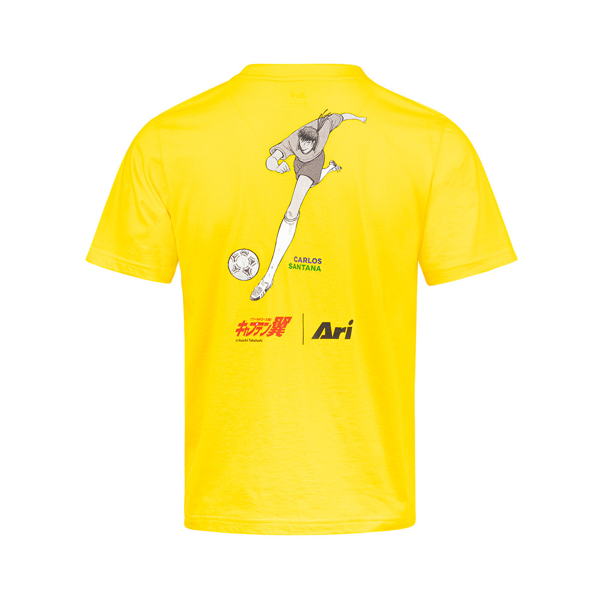 ARI X CAPTAIN TSUBASA WORLD YOUTH SANTANA REGULAR TEE - YELLOW/GREEN/BLUE