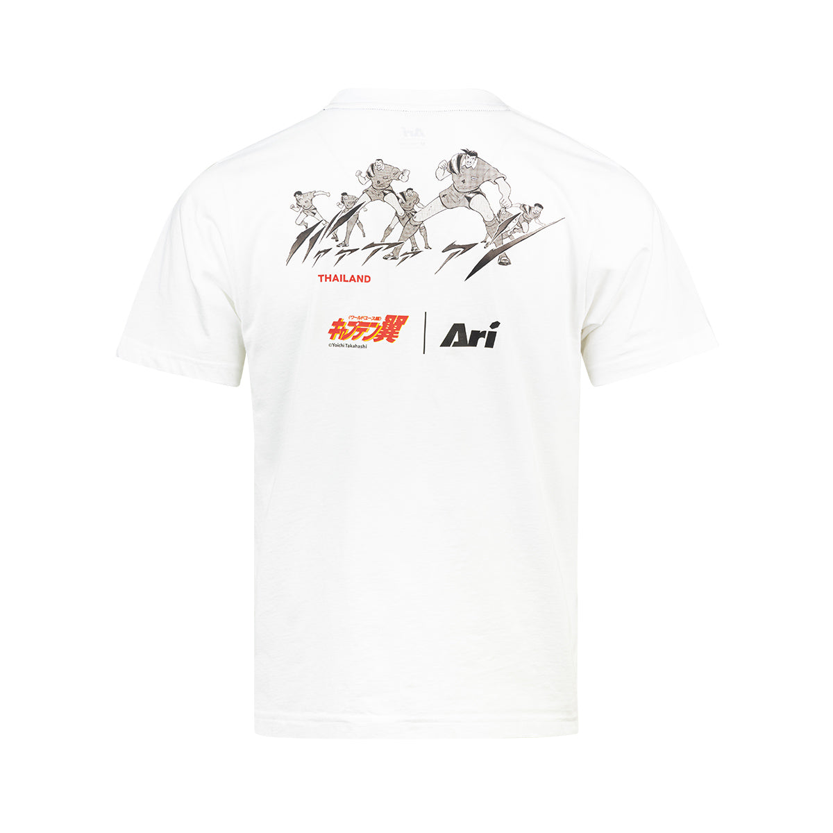 ARI X CAPTAIN TSUBASA WORLD YOUTH THAILAND YOUTH REGULAR TEE - WHITE/BLUE/RED