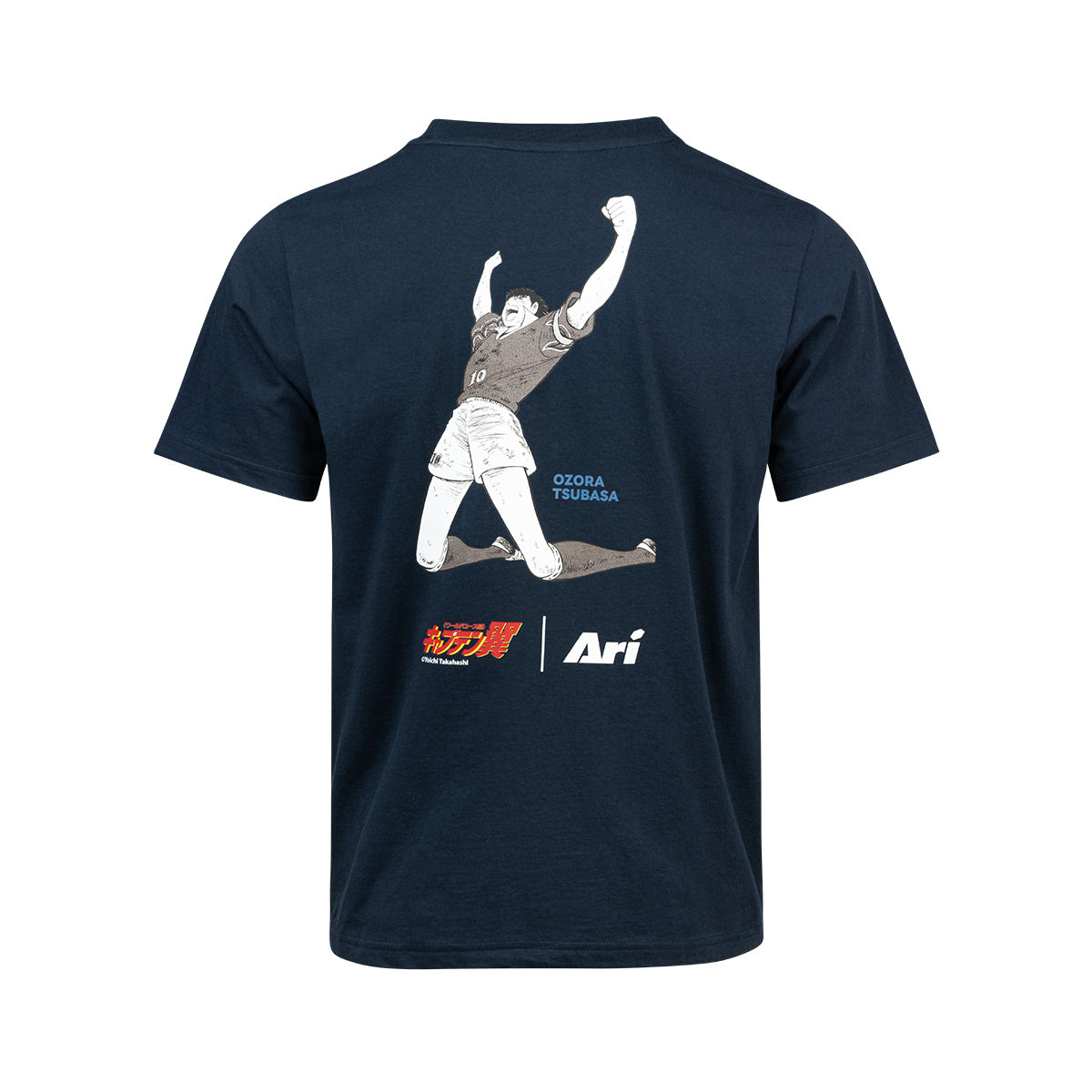 ARI X CAPTAIN TSUBASA WORLD YOUTH TSUBASA REGULAR TEE - NAVY/WHITE/RED