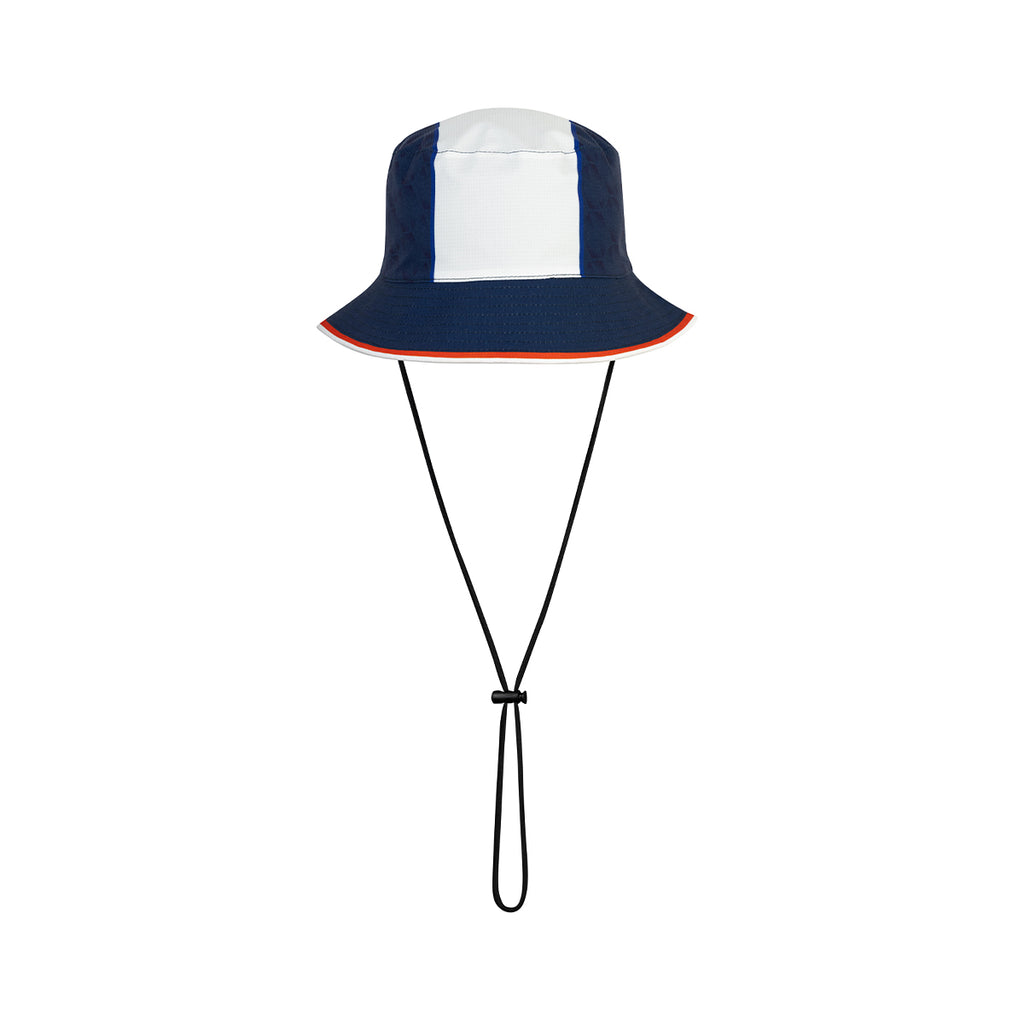 ARI X POYSIAN BUCKET HAT - NAVY/WHITE/RED