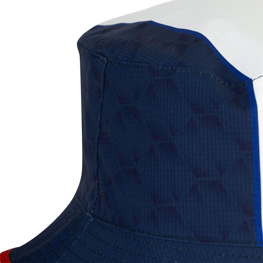 ARI X POYSIAN BUCKET HAT - NAVY/WHITE/RED