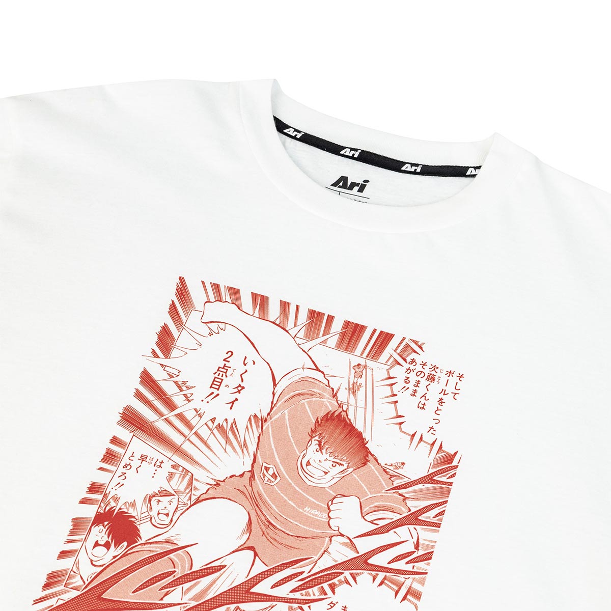 ARI X TSUBASA 2025 JITO REGULAR TEE - WHITE/RED/BLACK