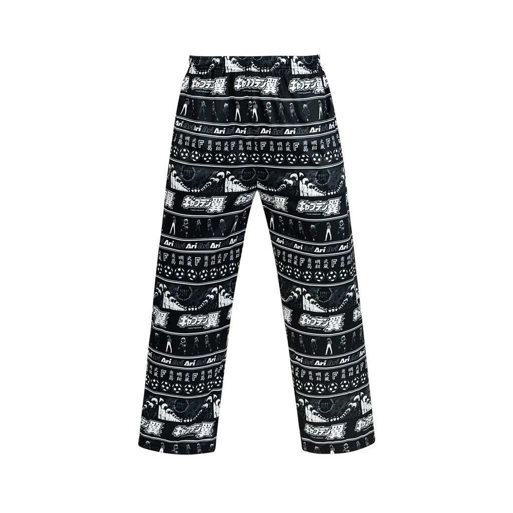 ARI X TSUBASA 2025 RELAXING PANTS - BLACK/WHITE/BLACK
