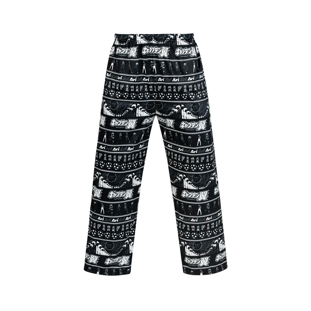 ARI X TSUBASA 2025 RELAXING PANTS - BLACK/WHITE/BLACK