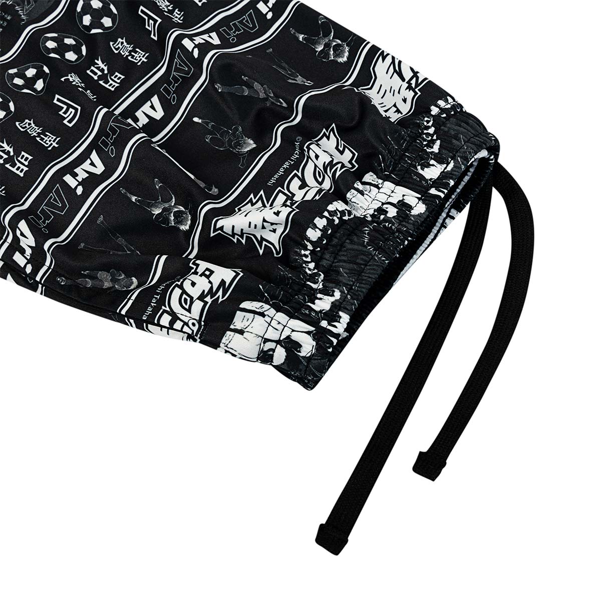ARI X TSUBASA 2025 RELAXING PANTS - BLACK/WHITE/BLACK