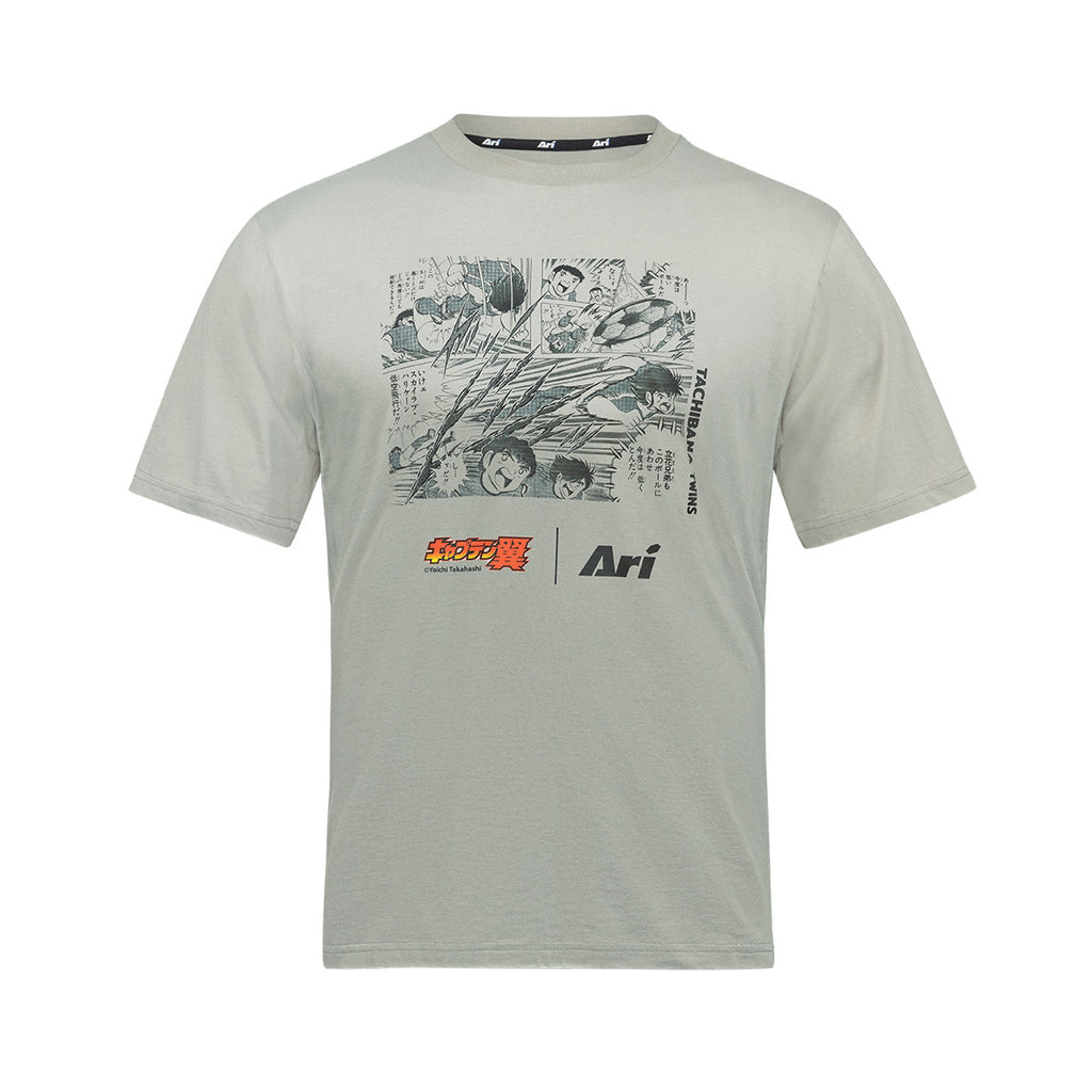 ARI X TSUBASA 2025 TACHIBANA REGULAR TEE - GREY/BLACK/RED