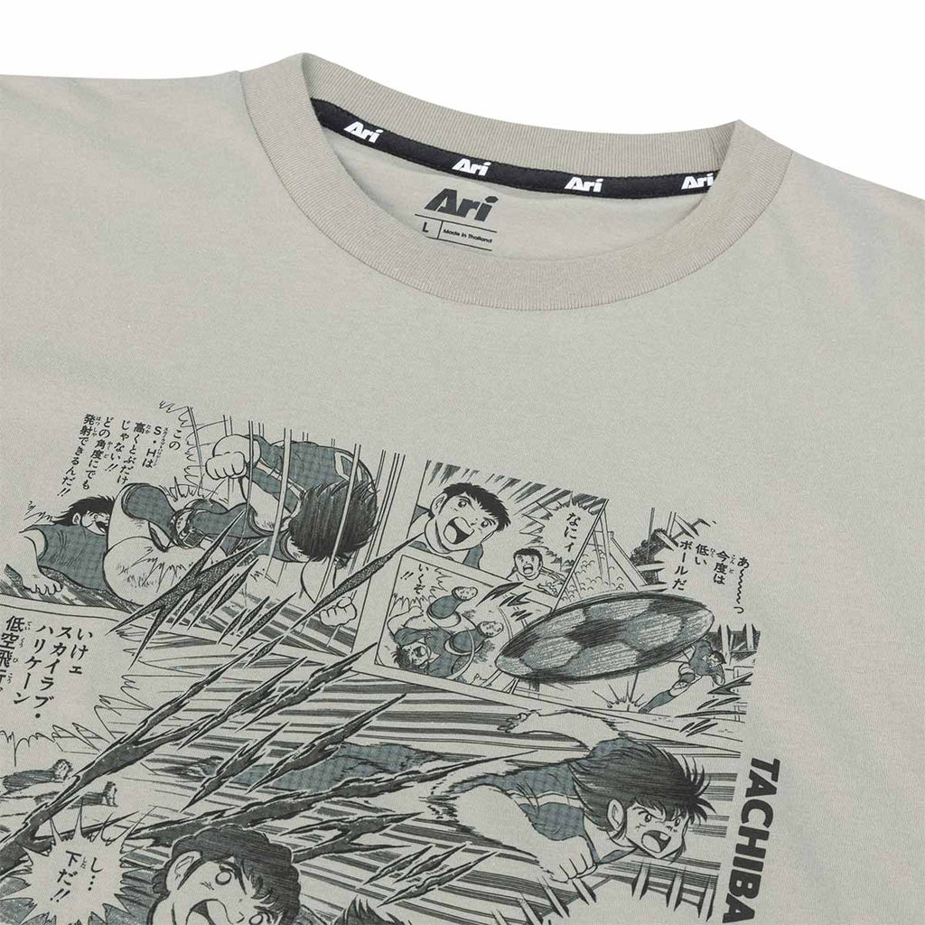 ARI X TSUBASA 2025 TACHIBANA REGULAR TEE - GREY/BLACK/RED