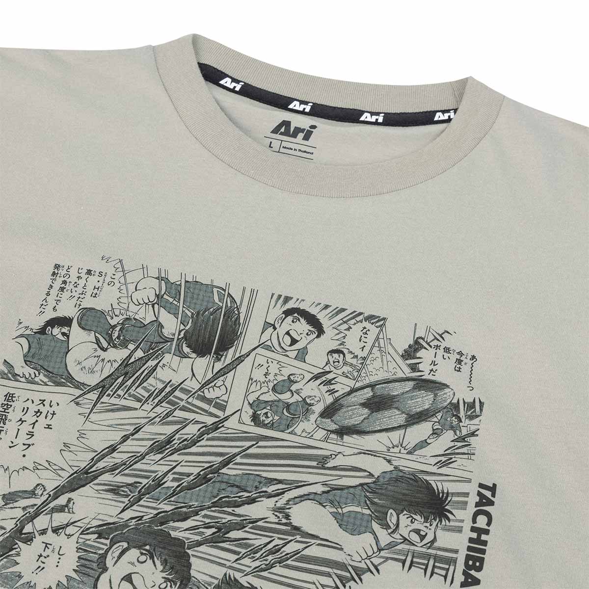 ARI X TSUBASA 2025 TACHIBANA REGULAR TEE - GREY/BLACK/RED