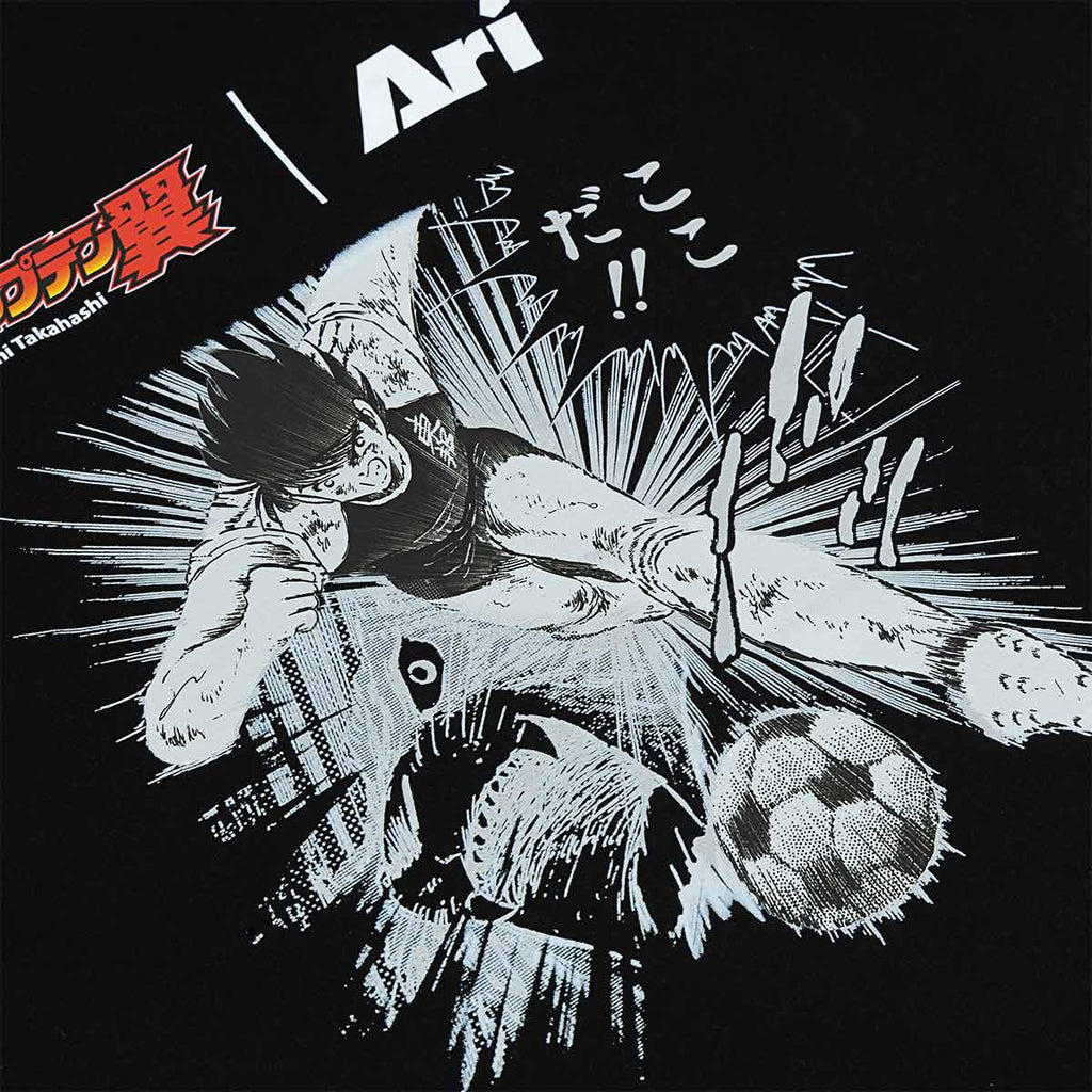 ARI X TSUBASA 2025 TIGER REGULAR TEE - BLACK/WHITE/RED