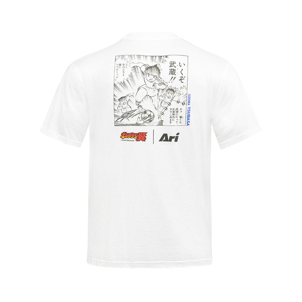 ARI X TSUBASA 2025 TSUBASA REGULAR TEE - WHITE/BLACK/RED