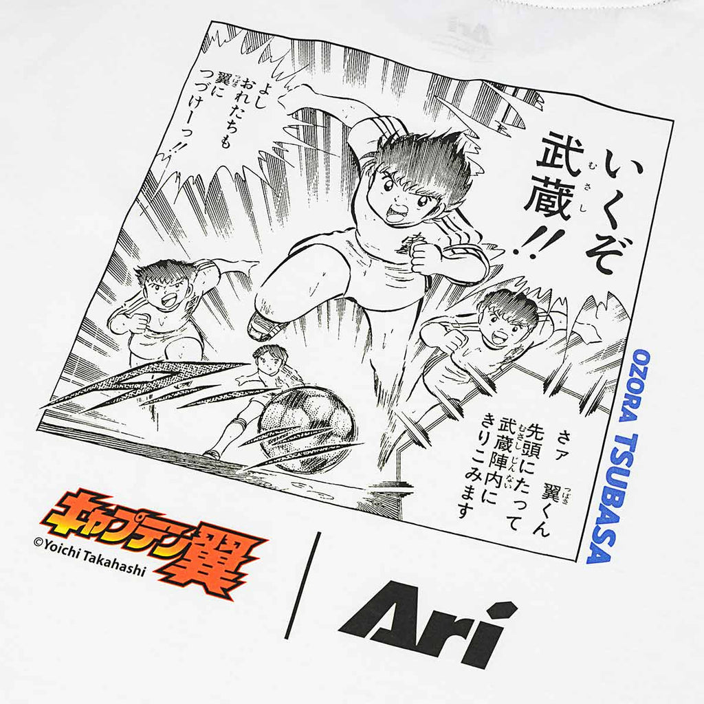 ARI X TSUBASA 2025 TSUBASA REGULAR TEE - WHITE/BLACK/RED