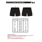 ARI SMART RELAXED SHORTS - BLACK/WHITE/BLACK