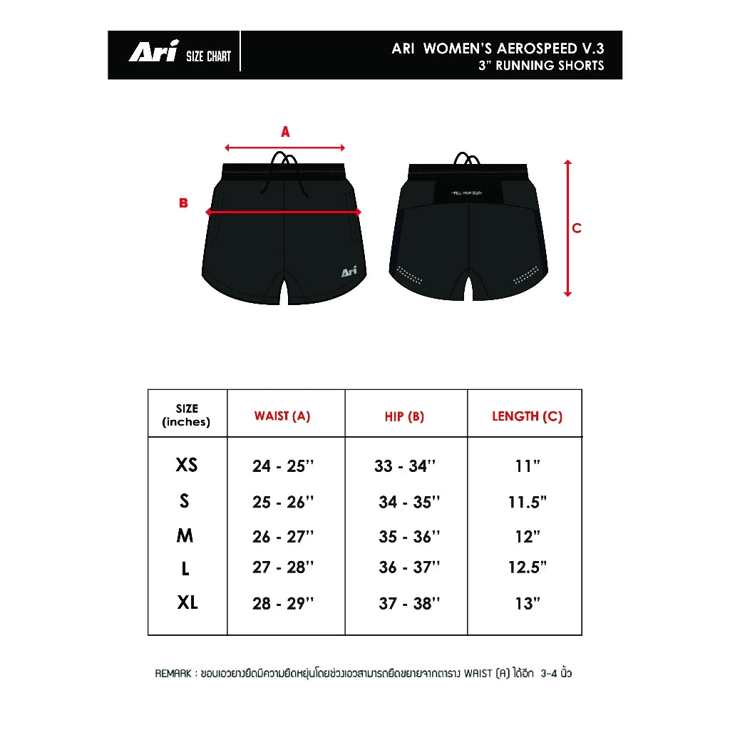 ARI WOMEN AEROSPEED V3 RUNNING SHORTS 3 INCHES - PARISIAN BLUE/PARISIAN BLUE/SILVER