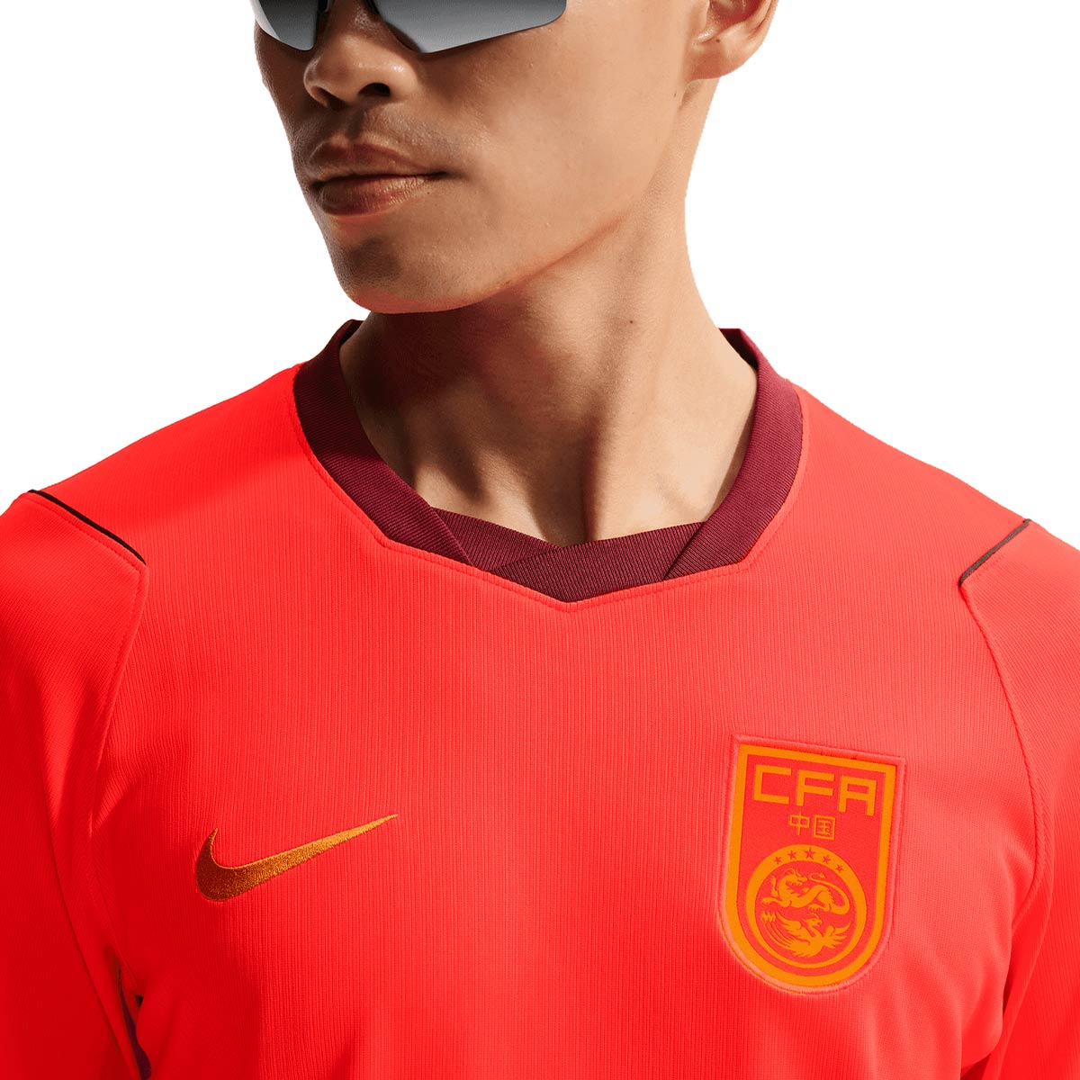 NIKE CHINA 2026 HOME REPLICA JERSEY - BRIGHT CRIMSON/TEAM RED/YELLOW OCHRE