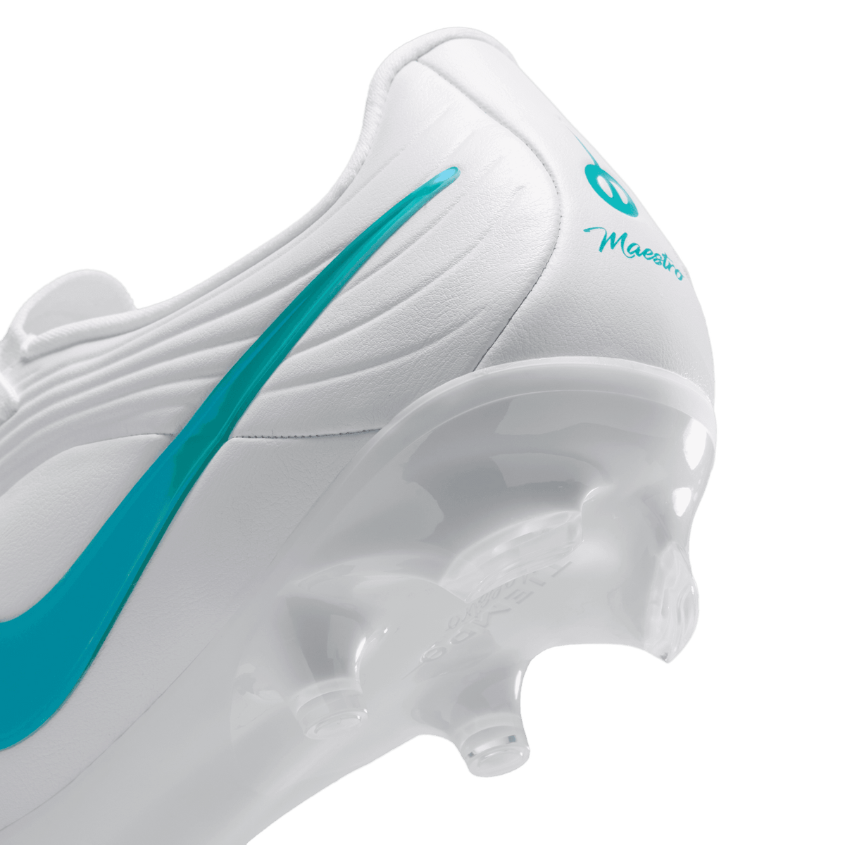 NIKE TIEMPO MAESTRO ACADEMY FG/MG - WHITE/DUSTY CACTUS/WHITE