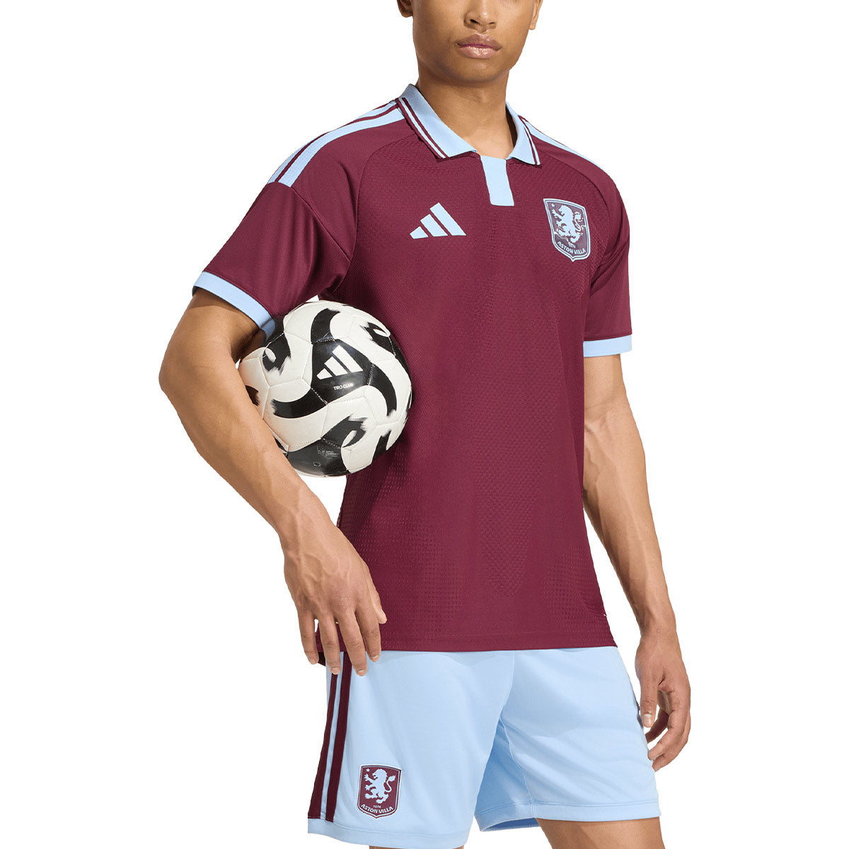 ADIDAS ASTON VILLA 2026/2027 HOME PLAYER JERSEY - MAROON/GLOW BLUE
