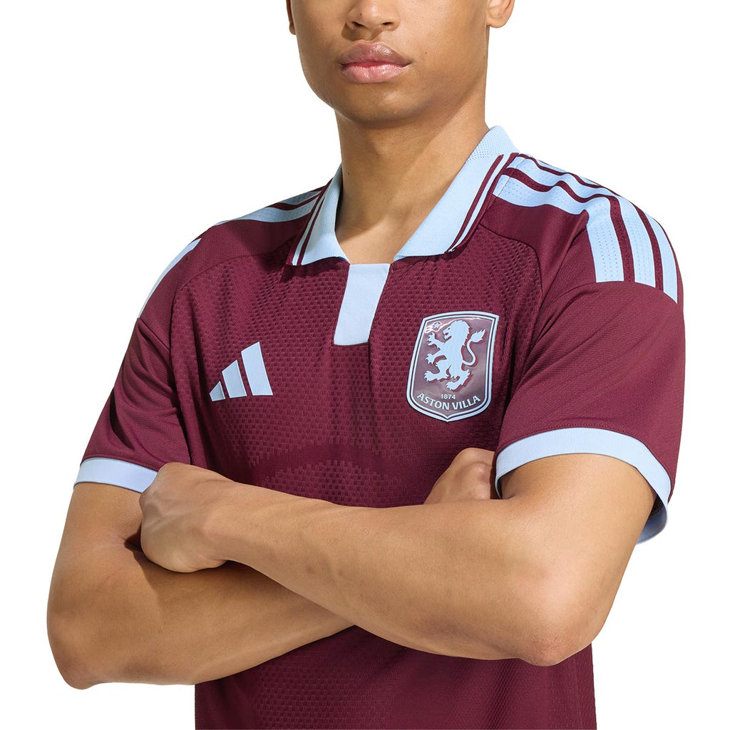 ADIDAS ASTON VILLA 2026/2027 HOME PLAYER JERSEY - MAROON/GLOW BLUE