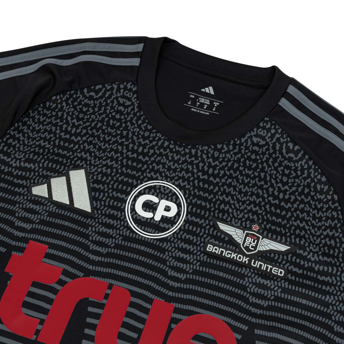 ADIDAS TRUE BANGKOK UNITED 2026/2027 THIRD PLAYER JERSEY - BLACK/GRAY