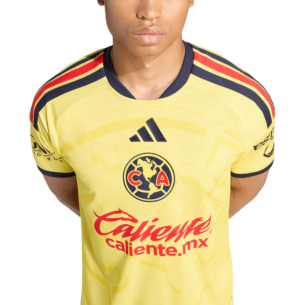 ADIDAS CLUB AMERICA 2026/2027 HOME REPLICA JERSEY - IMPACT YELLOW/LEGEND INK
