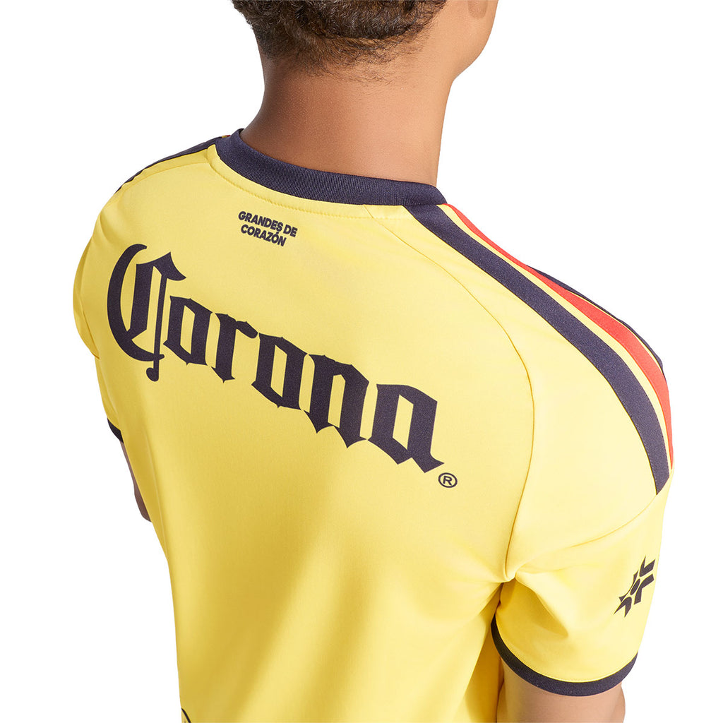 ADIDAS CLUB AMERICA 2026/2027 HOME REPLICA JERSEY - IMPACT YELLOW/LEGEND INK