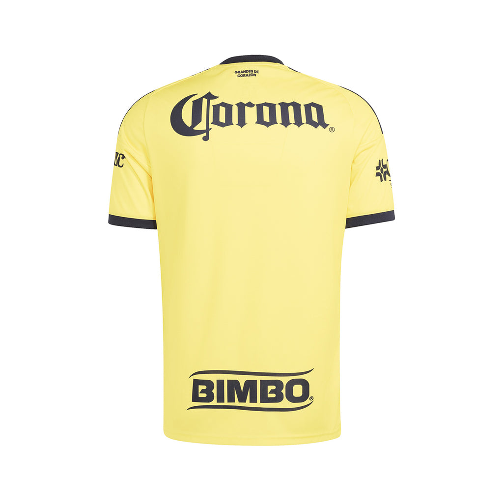 ADIDAS CLUB AMERICA 2026/2027 HOME REPLICA JERSEY - IMPACT YELLOW/LEGEND INK