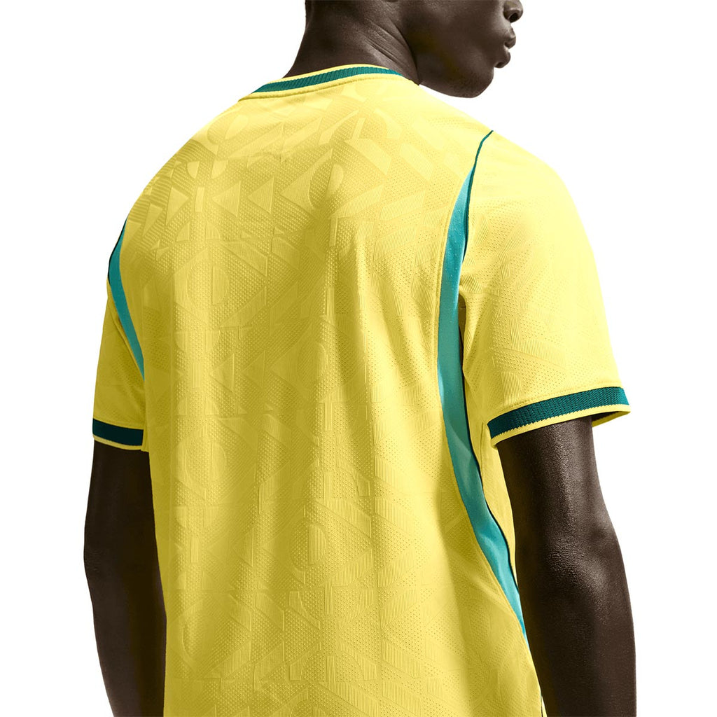 NIKE BRAZIL 2026 HOME PLAYER JERSEY - CANARY/LIGHT MENTA/GEODE TEAL