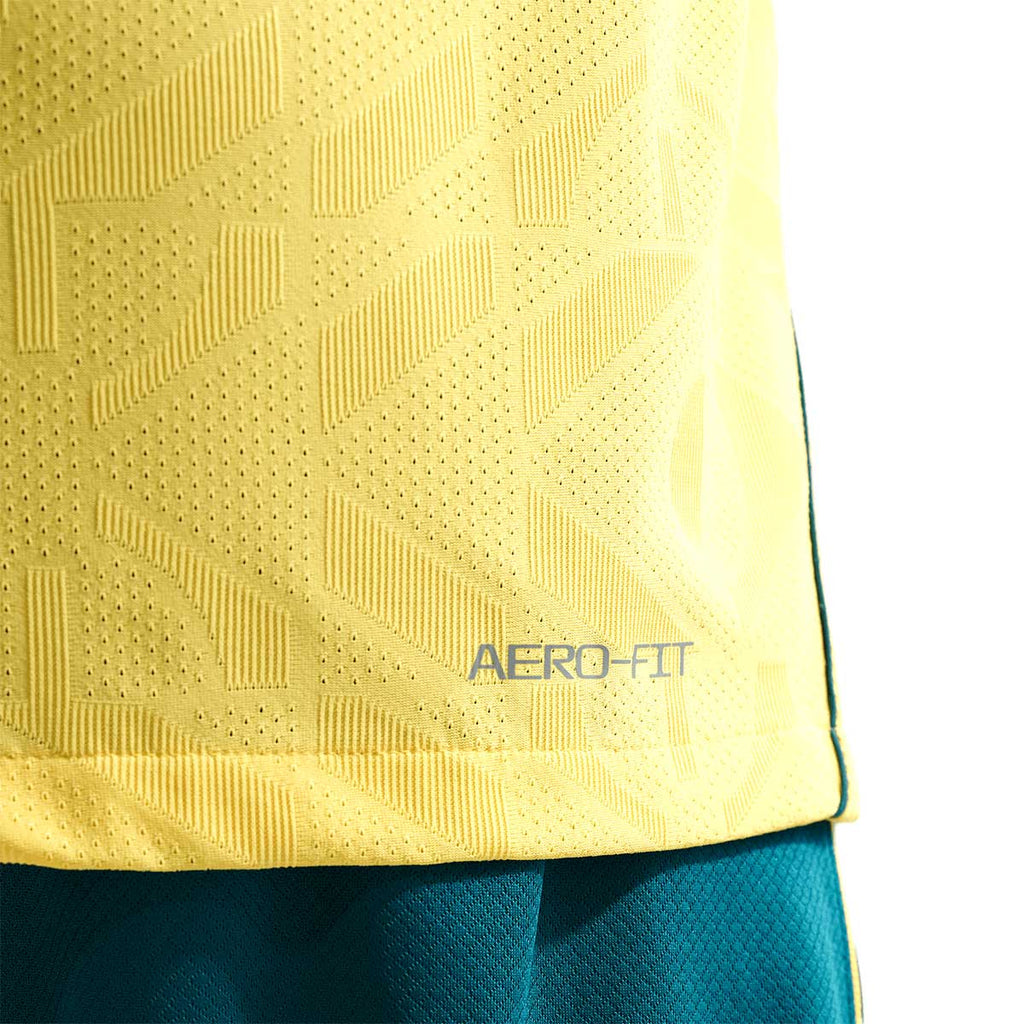 NIKE BRAZIL 2026 HOME PLAYER JERSEY - CANARY/LIGHT MENTA/GEODE TEAL