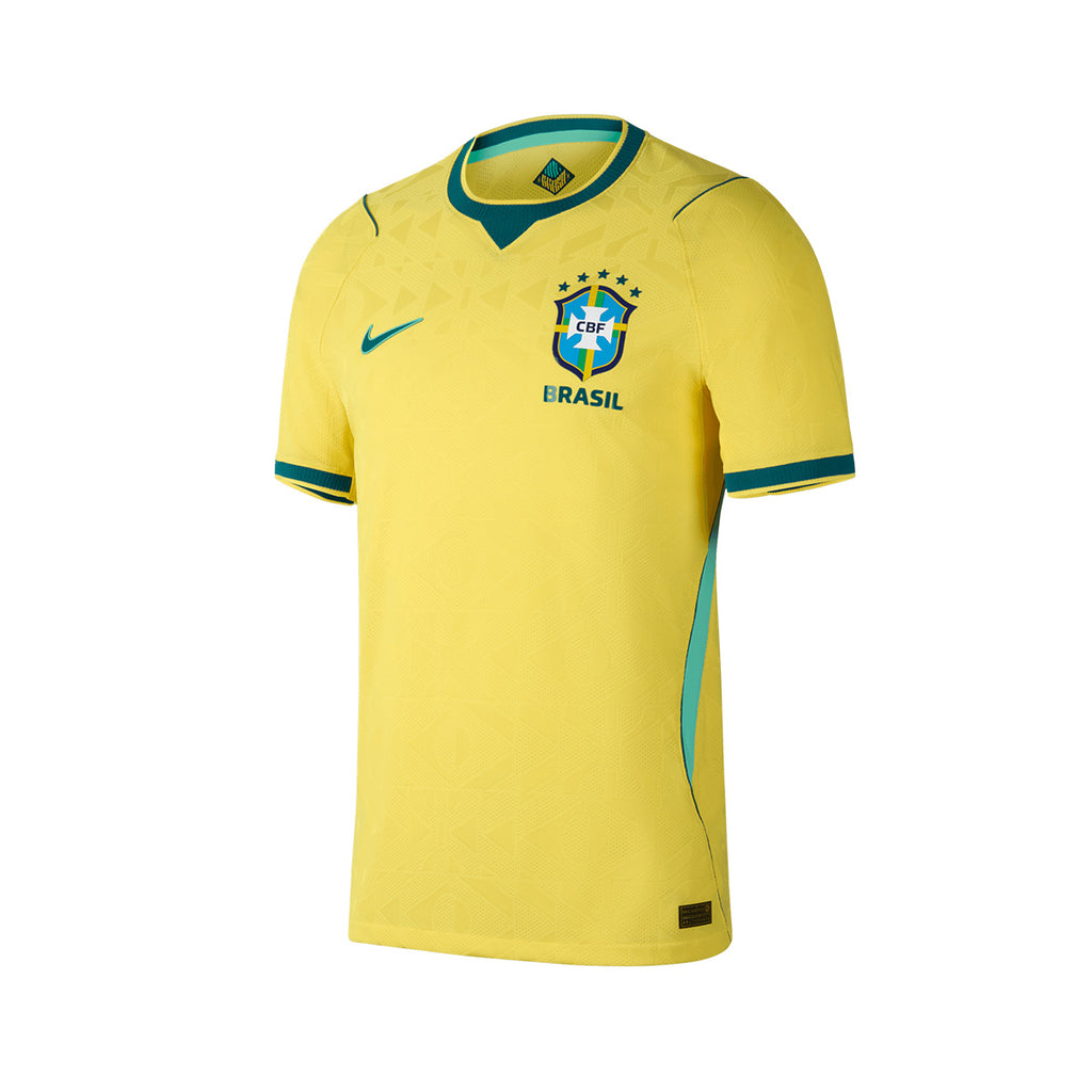NIKE BRAZIL 2026 HOME PLAYER JERSEY - CANARY/LIGHT MENTA/GEODE TEAL