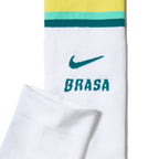 NIKE BRAZIL 2026 HOME SOCKS - WHITE/GEODE TEAL