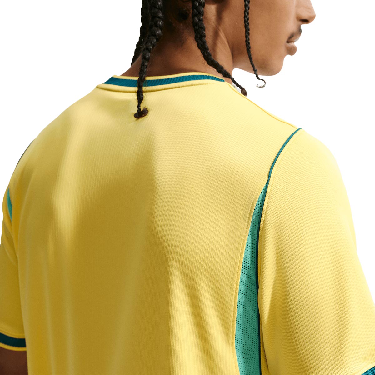 NIKE BRAZIL 2026 HOME REPLICA JERSEY - CANARY/LIGHT MENTA/GEODE TEAL