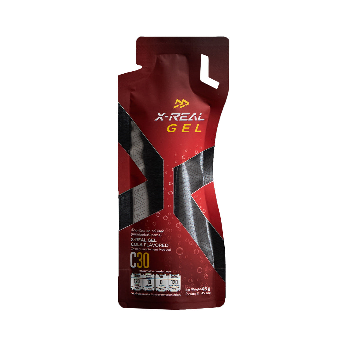 X REAL ENERGY GEL - COLA