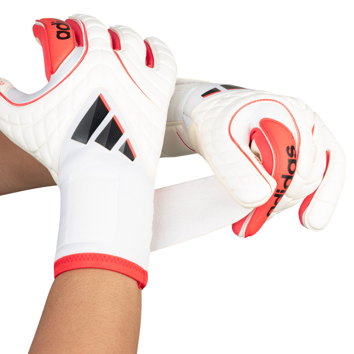 ADIDAS COPA PRO GLOVES - WHITE/LUCID RED/BLACK