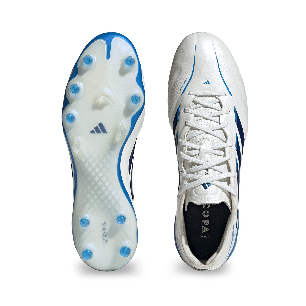 ADIDAS COPA PURE IV ELITE FG - ZERO MET/DARK BLUE/LUCID RAY BLUE
