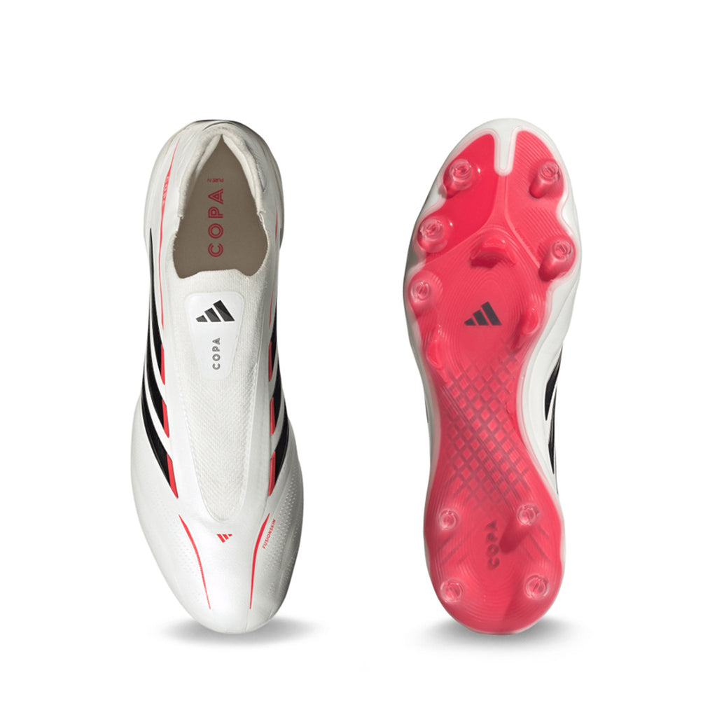 ADIDAS COPA PURE IV ELITE LACELESS FG - ZERO MET/CORE BLACK/LUCID RED