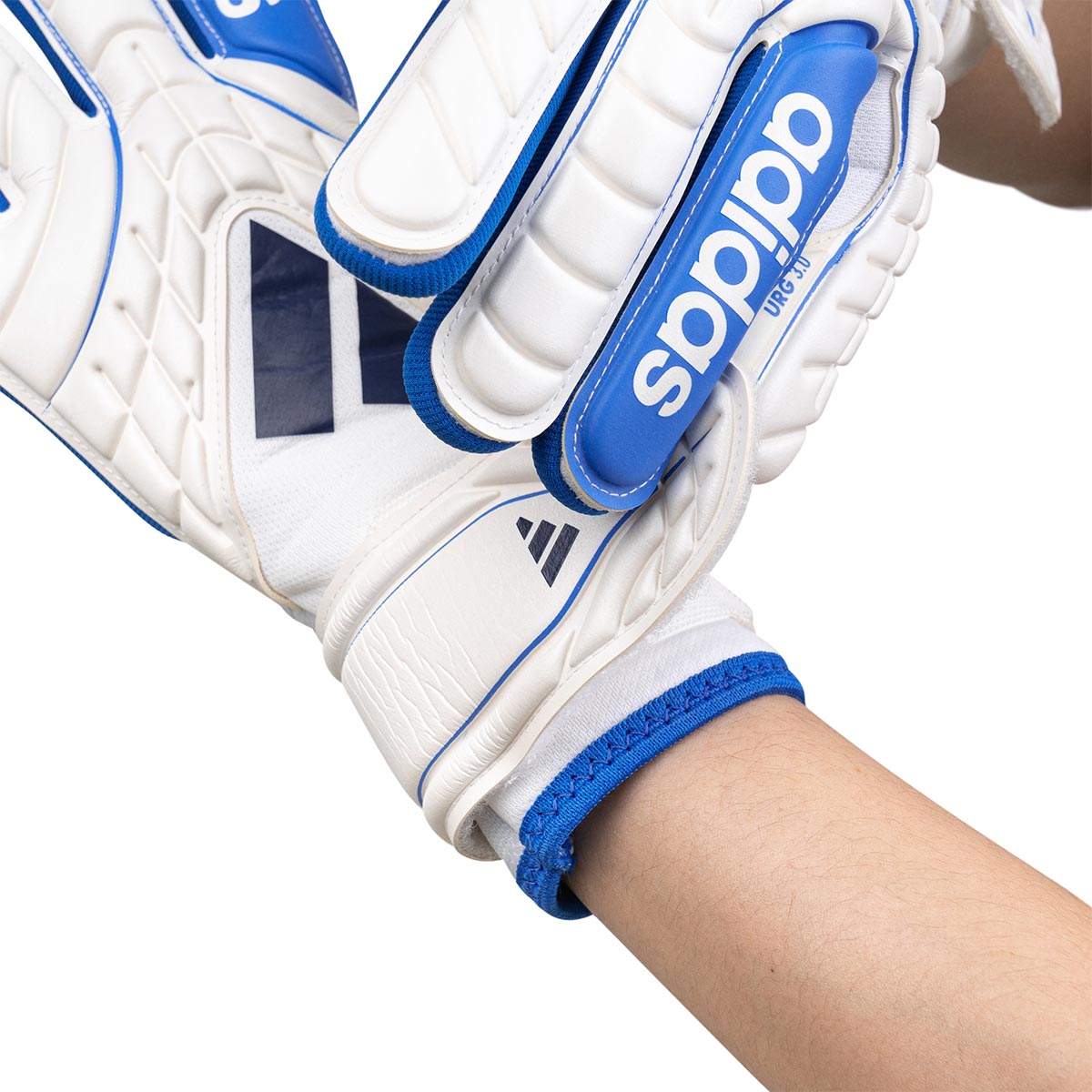 ADIDAS COPA LEAGUE GLOVES - ZERO MET/LUCID RAY BLUE/DARK BLUE