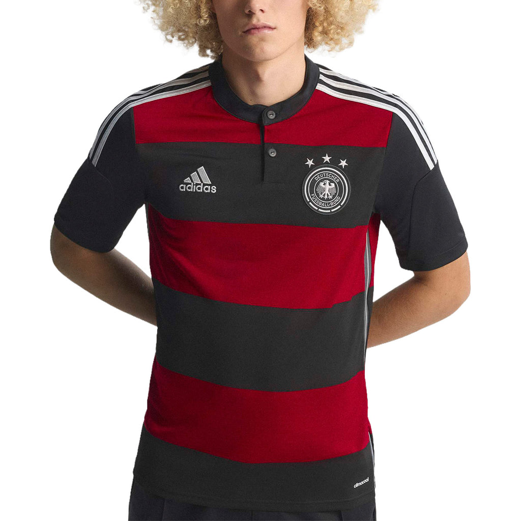 ADIDAS GERMANY 2014 AWAY JERSEY - BLACK/VICTORY RED