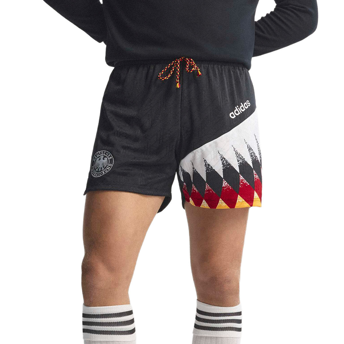 ADIDAS GERMANY 1994 HOME SHORTS - BLACK