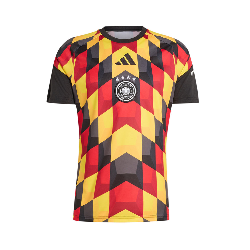 ADIDAS GERMANY 2026 HOME PRE SHIRT - BLACK/TEAM YELLOW