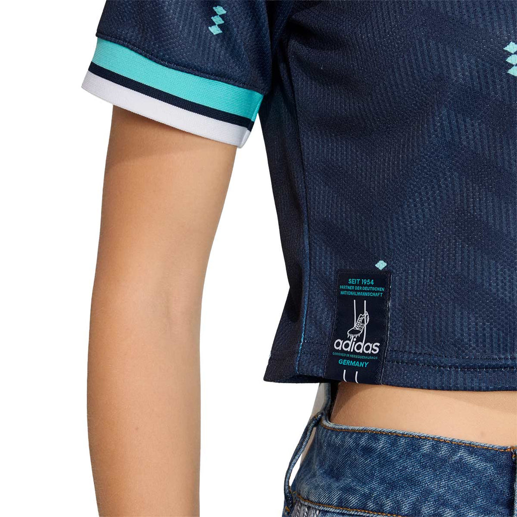 ADIDAS GERMANY 2026 AWAY REPLICA WOMEN CROP JERSEY - COLLEGIATE NAVY