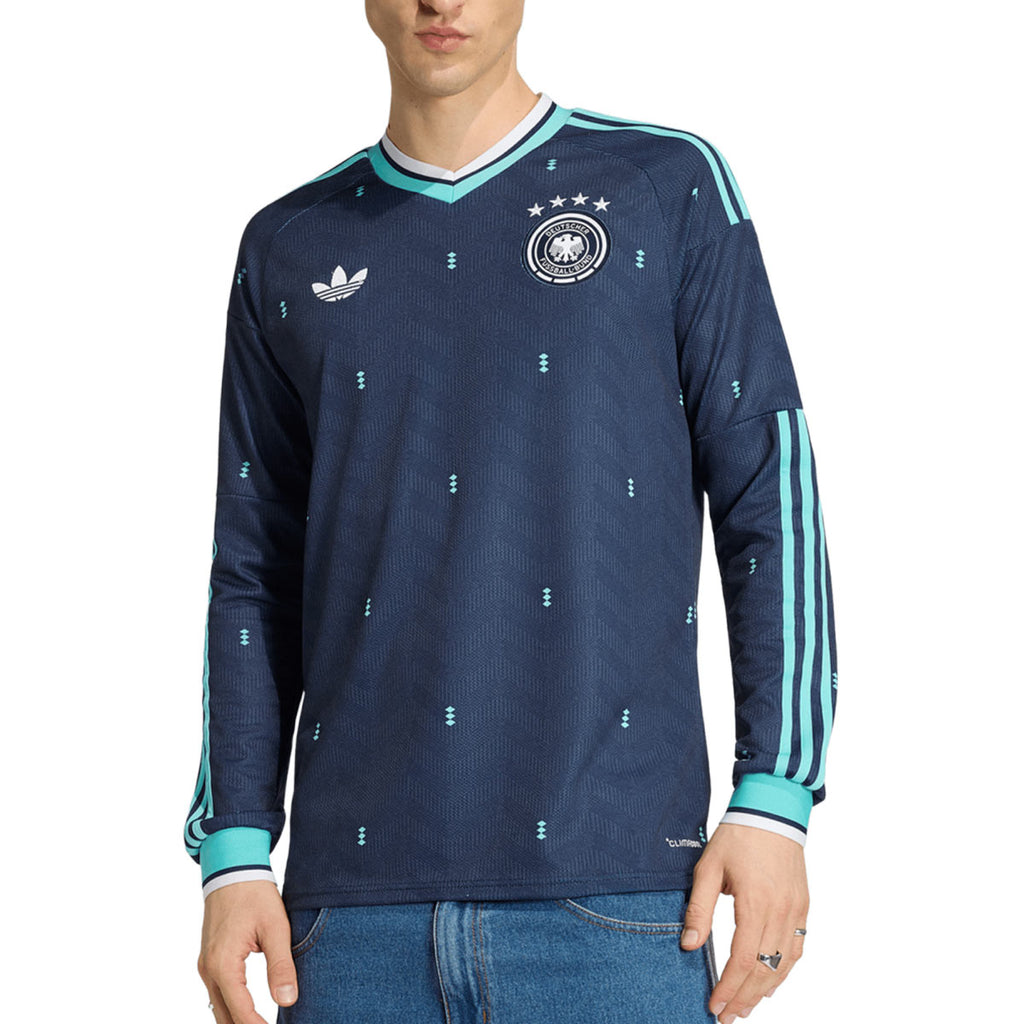 ADIDAS GERMANY 2026 AWAY REPLICA LONG SLEEVE JERSEY - COLLEGIATE NAVY