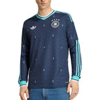 ADIDAS GERMANY 2026 AWAY REPLICA LONG SLEEVE JERSEY - COLLEGIATE NAVY