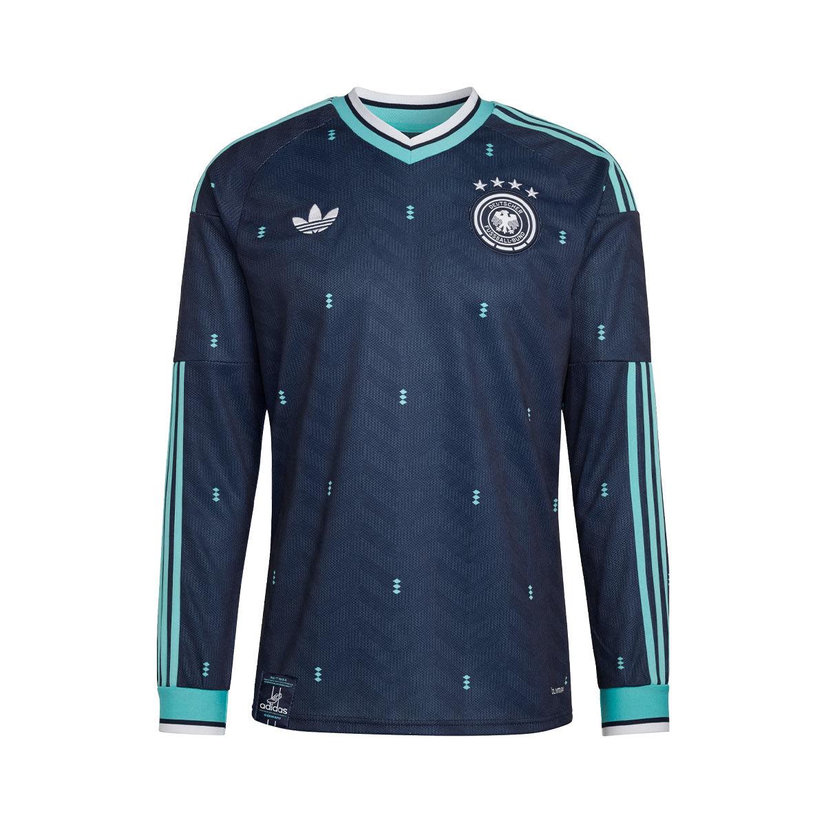 ADIDAS GERMANY 2026 AWAY REPLICA LONG SLEEVE JERSEY - COLLEGIATE NAVY