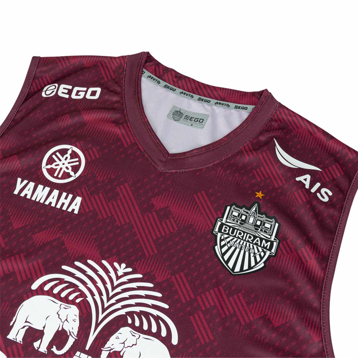 EGO SPORT BURIRAM UNITED 2026/2027 SLEEVELESS TRAINING JERSEY - MAROON