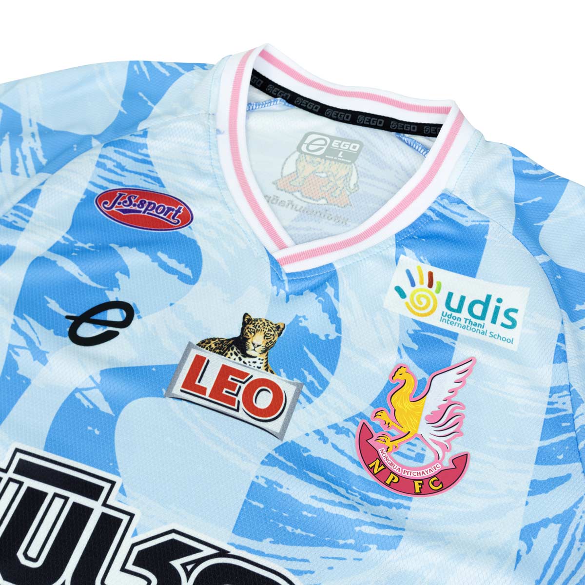EGO SPORT NONGBUA PITCHAYA FC 2026/2027 AWAY JERSEY - BLUE/WHITE/PINK