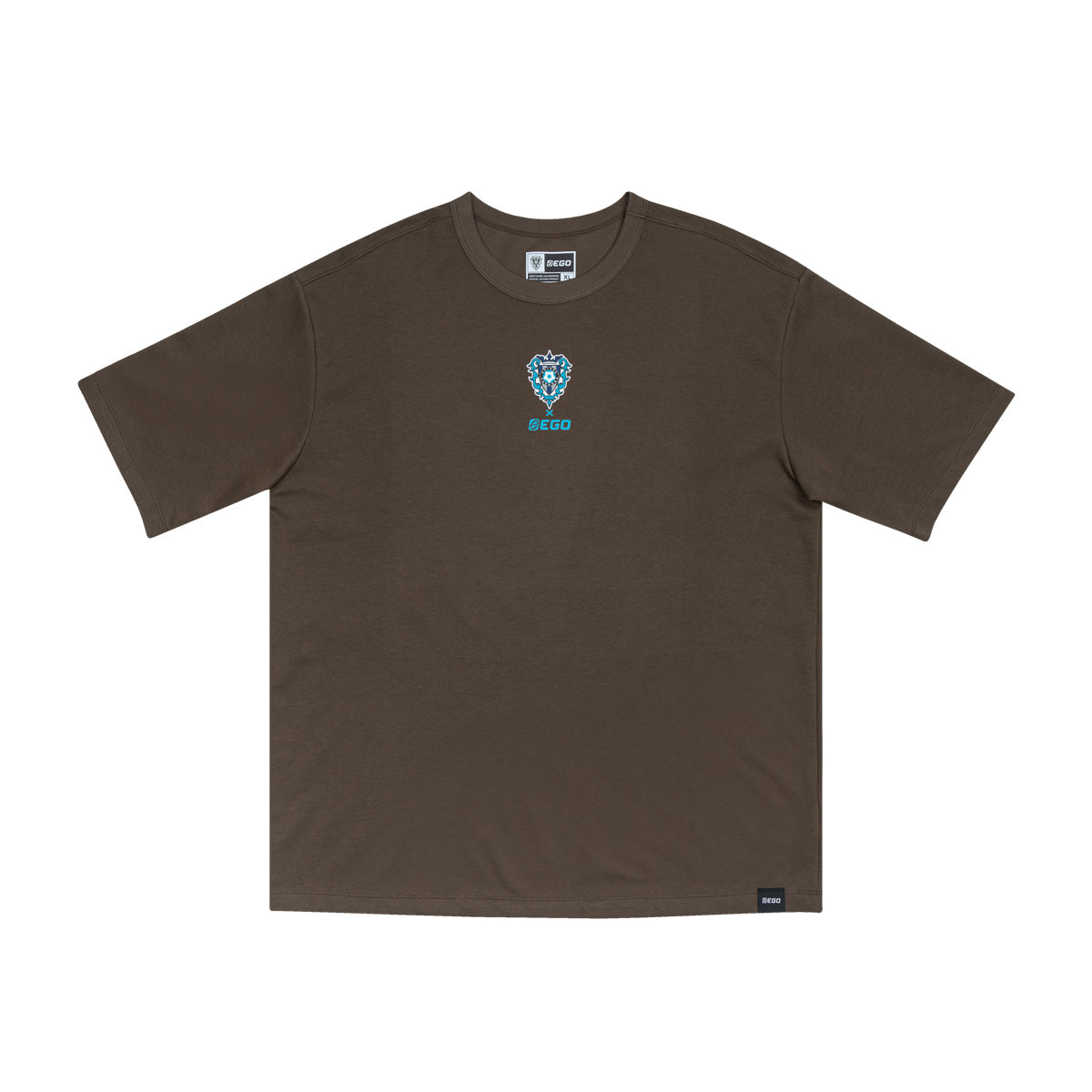 EGO SPORT X AVISPA FUKUOKA 2026 AVISPA OVERSIZE TEE - BROWN