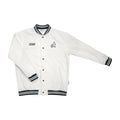 EGO SPORT X AVISPA FUKUOKA 2026 BOMBER JACKET - CREAM/WHITE/BLACK