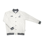 EGO SPORT X AVISPA FUKUOKA 2026 BOMBER JACKET - CREAM/WHITE/BLACK