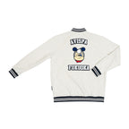 EGO SPORT X AVISPA FUKUOKA 2026 BOMBER JACKET - CREAM/WHITE/BLACK