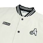 EGO SPORT X AVISPA FUKUOKA 2026 BOMBER JACKET - CREAM/WHITE/BLACK