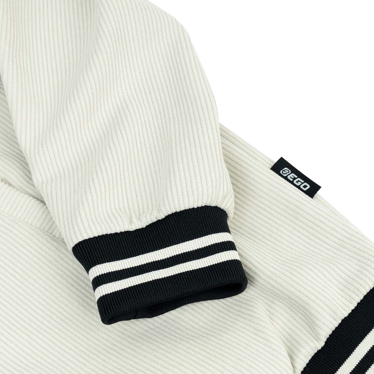 EGO SPORT X AVISPA FUKUOKA 2026 BOMBER JACKET - CREAM/WHITE/BLACK